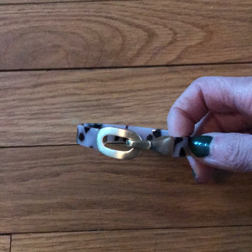 Tortoise and gold bracelet